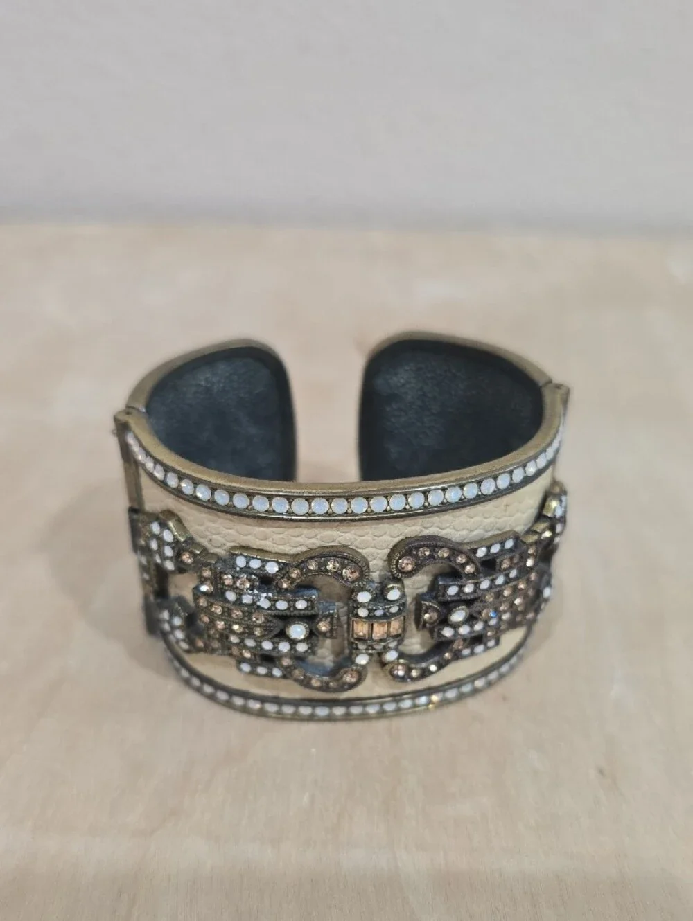 Heidi Daus ornate gunmetal